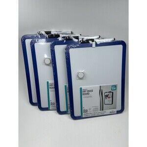 Pen+Gear 8x11 Whiteboards With Pen Set Of 4 Color Blue